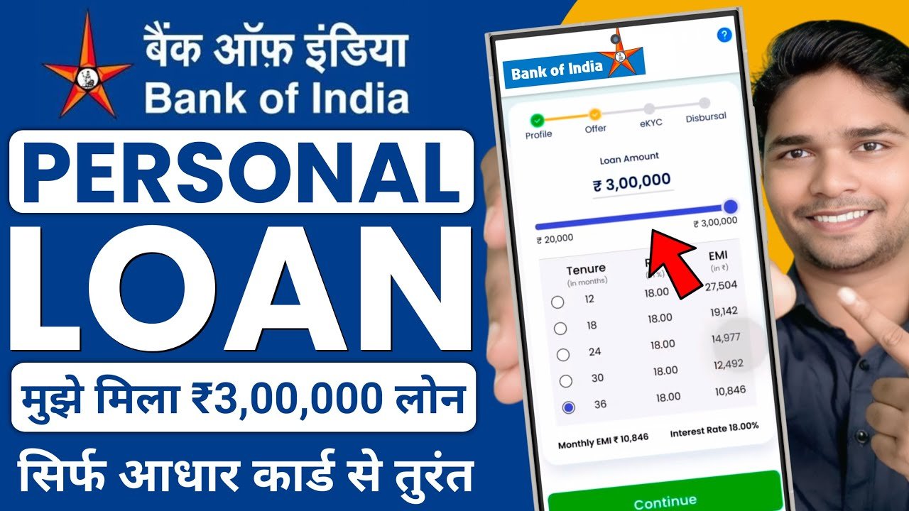 ₹3,00,000 तक का लोन मिनटों में Approval – जानें BOI Loan Apply Process